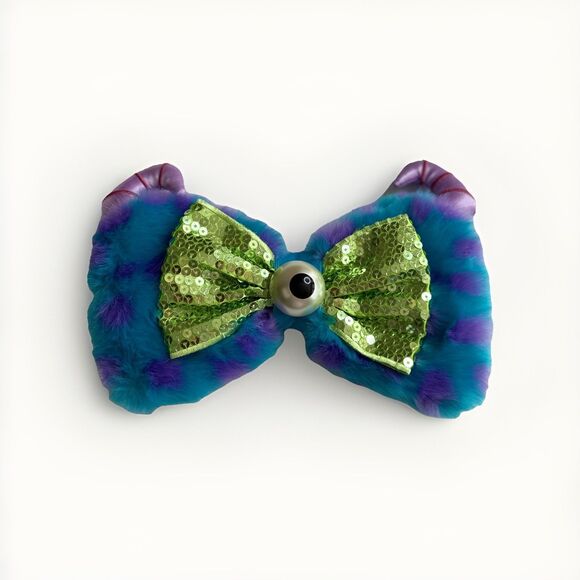 Disney Parks Monsters Inc Interchangeable Swap Your Bow Minnie Mike Sully Rare - Picture 1 of 2